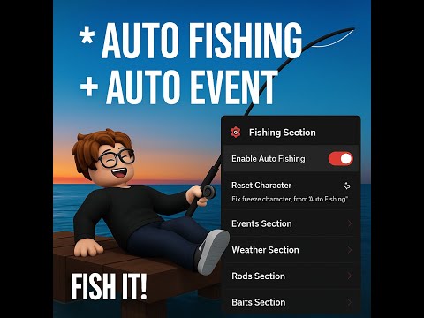 [BEST KEYLESS] Fish It! Script Auto ing , Auto Event, Godmode, Auto Weather and Webhook PC/Mobile