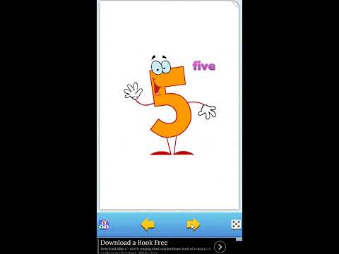 Numbers Flash Card for kids 0 to 20