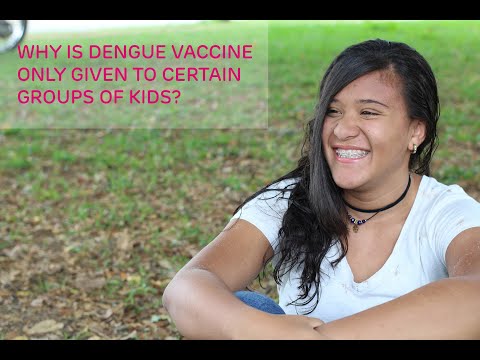 Why is dengue vaccine only given to certain groups of kids? – Healthy at Home with Dr. Handy