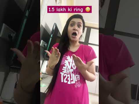 1.5 lakh ki ring 😳 #comedy #funny #couple #nehabagga #restykamboj #couplecomedy #comedyfilms