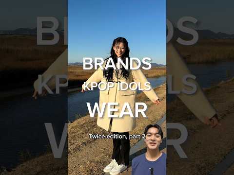What brands does Twice wear? (underground designer brands) #twice #tzuyu #kpop #koreanfashion
