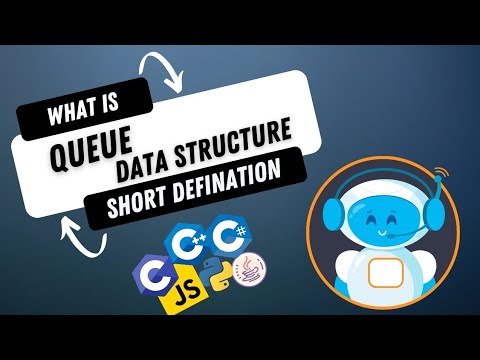 Queue Data Structure Short Defination ? | What is Queue Data Structure ? | Queue Defination | Queue