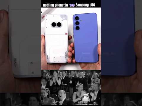 nothing phone 2a vs Samsung a54 PUBG mobile boot test #nothing #pubgmobile #pubg #samsung