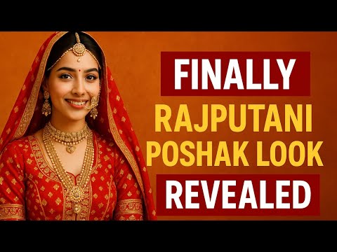 GRWM for rajputi wedding get ready with me in traditional rajputi poshak राजपूती पोशाक