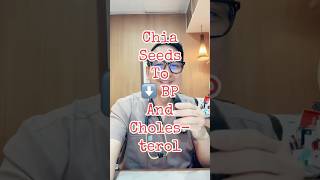 Can Chia Seeds Help Lower Blood Pressure & Cholesterol? #chiaseeds #bp #lipids #health #docgerrytan