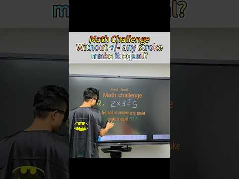Can you complete this Math Challenge?#challenge #mathchallenge #interactivewhiteboard