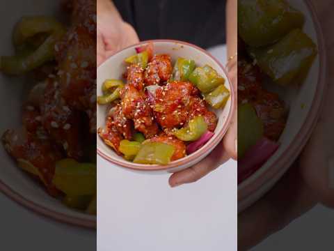Chicken manchurian in ASMR #shorts #shortsfeed #asmr #viralvideo
