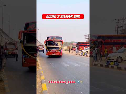 Added 2 BS6 Sleeper Luxury Bus ✨ll Surat To Mahuva Sleeper Luxury #viralvideos #bus #Travels #luxury