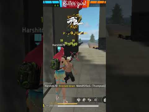 Killer girl #freefire #marco #gaming #freefireshorts