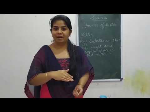 Class 03 - Chapter 7 - Forms Of Matter - Part 01