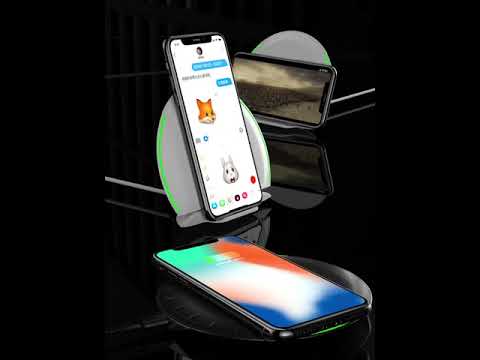 Collapsible Qi Wireless Charger for iPhone & Android