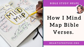 How I Mind Map Bible Verses | Bible Study | Study Tools