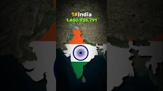 Top 10 country population in the world 2025😱#history #geography #top10#indiamap#top10#populations