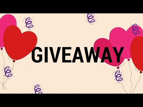GIVEAWAY!!  (closed)