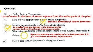 Exercise Solutions 😱| Biology Boards Question Paper | ICSE Class 10th 2023 |  #icse part 2