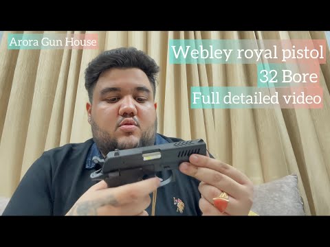 Newly Launched Webley 32 Bore Pistol Royal 14 Shots Without extended magazine #WebleyRoyal #Pistol