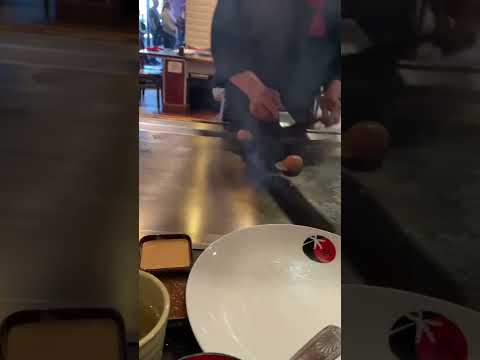 Egg dance at Teriyaki