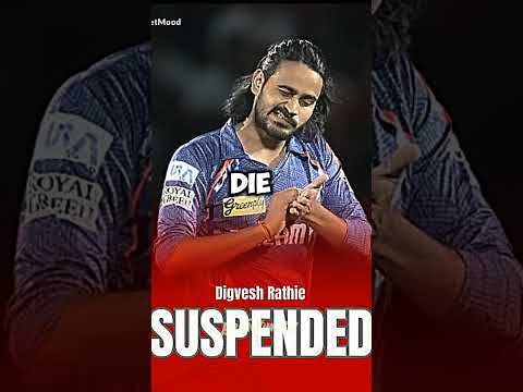 Digvesh Rathi got banned but... #digvesh #suspended #ipl #cricket