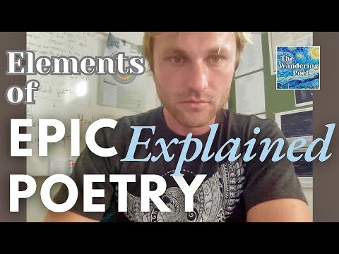 EPIC POETRY Analysis (what are the 10 characteristics?) | Wandering Poet Cafe
