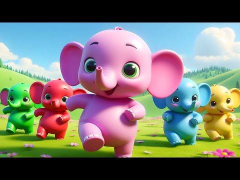 एक मोटा हाथी - Ek Mota Hathi Khelne Gaya - Nursery Rhymes and Kids Song in Hindi Animals Rhymes