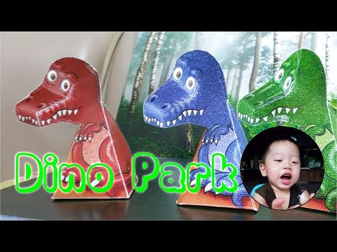 Mini Dino Park - T-Rex Optical Illusions With Magnet