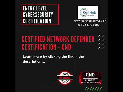Certified Network Defender Certification - CND from CertHub