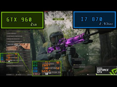 Call of Duty  Black Ops Cold War GTX 960 2GB / I7 870  / 8 Ram