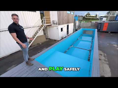 Explore Our Stunning 40FT Container Swimming Pool Design