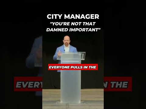 𝗖𝗜𝗧𝗬 𝗠𝗔𝗡𝗔𝗚𝗘𝗥: 𝗬𝗢𝗨’𝗥𝗘 𝗡𝗢𝗧 𝗧𝗛𝗔𝗧 𝗗𝗔𝗠𝗡𝗘𝗗 𝗜𝗠𝗣𝗢𝗥𝗧𝗔𝗡𝗧 #icma #governance #localgov #leadership