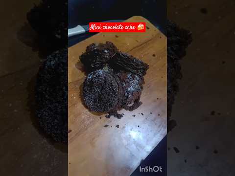 Eggless chocolate cake without Oven 🥰 #minichocolatecake #easy#recipes #shorts