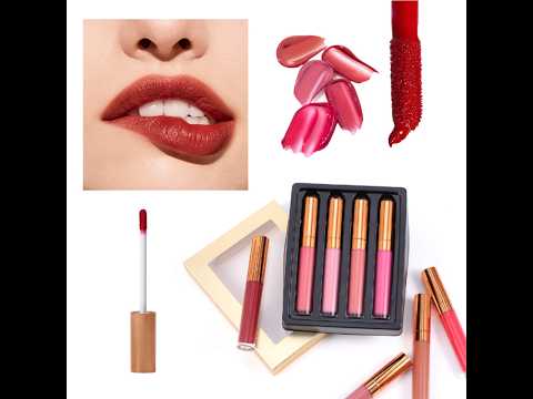 4 Pcs Colors Liquid Custom Lipstick Kit | Set Wholesale Matte Lipstick Set