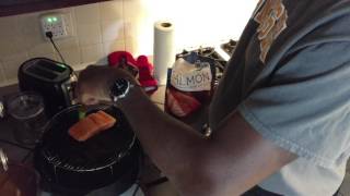 NuWave Oven Grilled Salmon from Frozen, Recipe