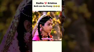 Radha Krishna 💖 Both are so funny 😂🥰❤️💕 #shorts #mallikasingh #sumedhmudgalkar