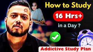 16 Hrs Study Plan for JEE 2025 ‼️ Most Addictive Study Plan by Rajwant Sir #jee2025 #iit