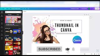 How to make thumbnail in canva
