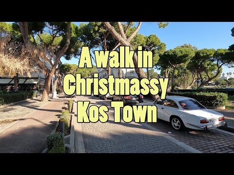 Christmas Morning Stroll: Kos Town’s Festive Charm 🎄✨