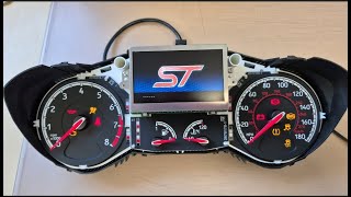 Ford Focus MK3 CMAX Kuga MK2 Speedometer LCD screen repair 2012 - 2018 fitting new screen