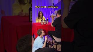 Wine bottle split body magic tutorial #magic #magicteaching #魔术教学