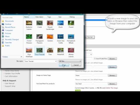 Pinnacle Cart: Editing your default site images in Pinnacle Cart Shopping Cart