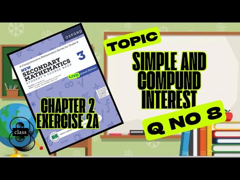 Class 8 Math Ex 2a Qno 8 | Thrilling, Shocking, Surprising Math Trick | Simple Interest Made Easy!