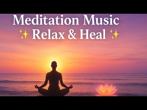 🌿 Meditation Music for Relaxation & Healing | Peaceful Lotus Sunrise 🌅✨