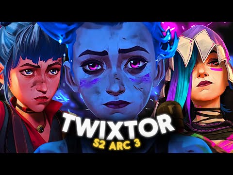 Jinx - Twixtor Scenepack Clips | Arcane S2 ARC3