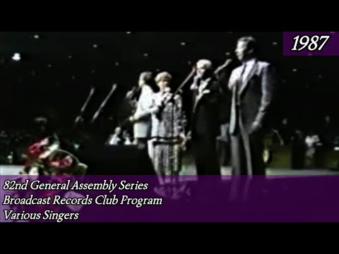 Broadcast Records Club Program 82nd General Assembly 1987