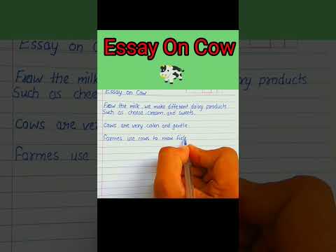 Essay On Cow 🐄 #shorts
