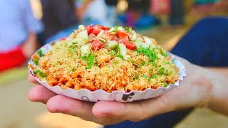 INDIAN STREET FOOD hunt in Mumbai, India - MOUTH-WATERING chaat and FAMOUS Mumbai food