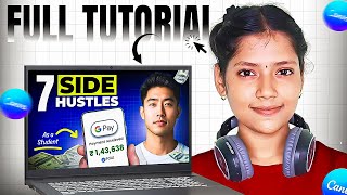 How to Make YouTube Thumbnails in Canva (like Photoshop | Free Tutorial 2025)
