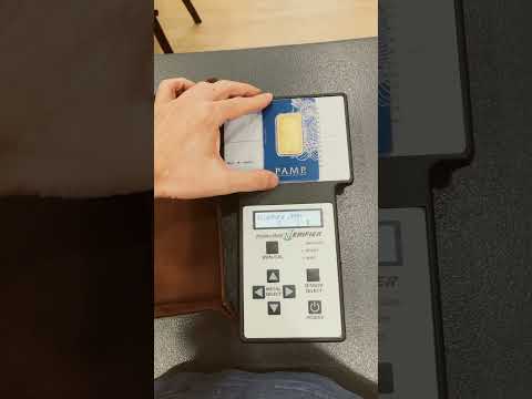 Testing PAMP Fortuna Gold Bar with Sigma Metalytics PMV | Buy Gold Bars in Singapore