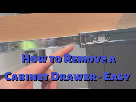 It’s easy to remove a cabinet drawer! - How to in seconds