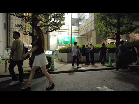 Night Walk in Tokyo Shinjuku Kabukicho Okubo Park Tour, Walking in Japan Travel 夏の新宿を散歩・話題の病院周辺・日本東京