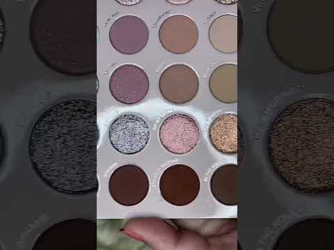 @colourpop rock candy palette swatches pt1